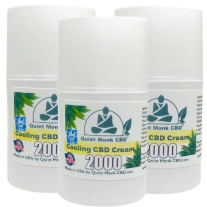 cbd cream 2000 mg 3 pack