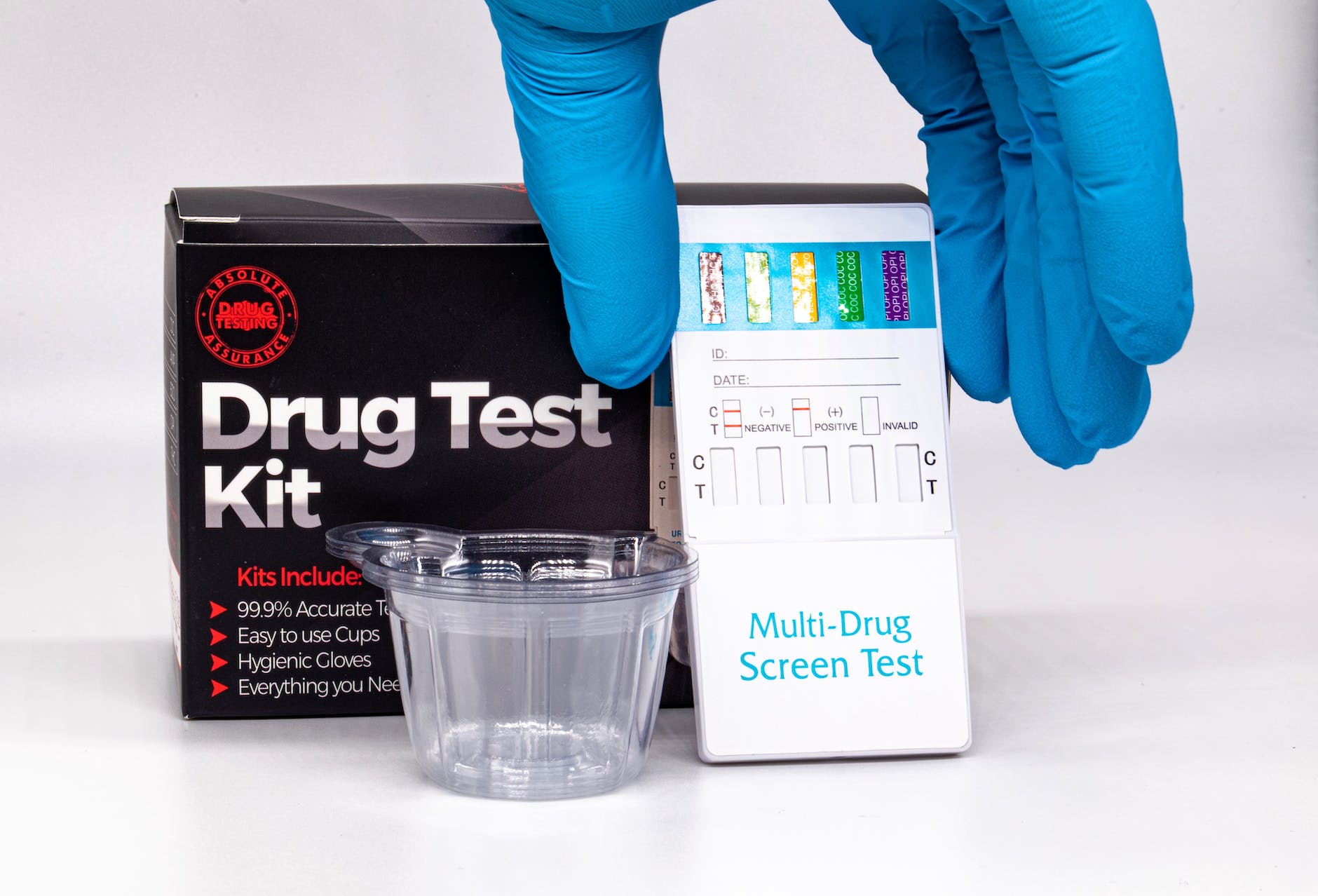 multi drug screen test and kit boxes